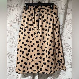 MOD Lifewear Tan Cheetah Print Limited Skirt